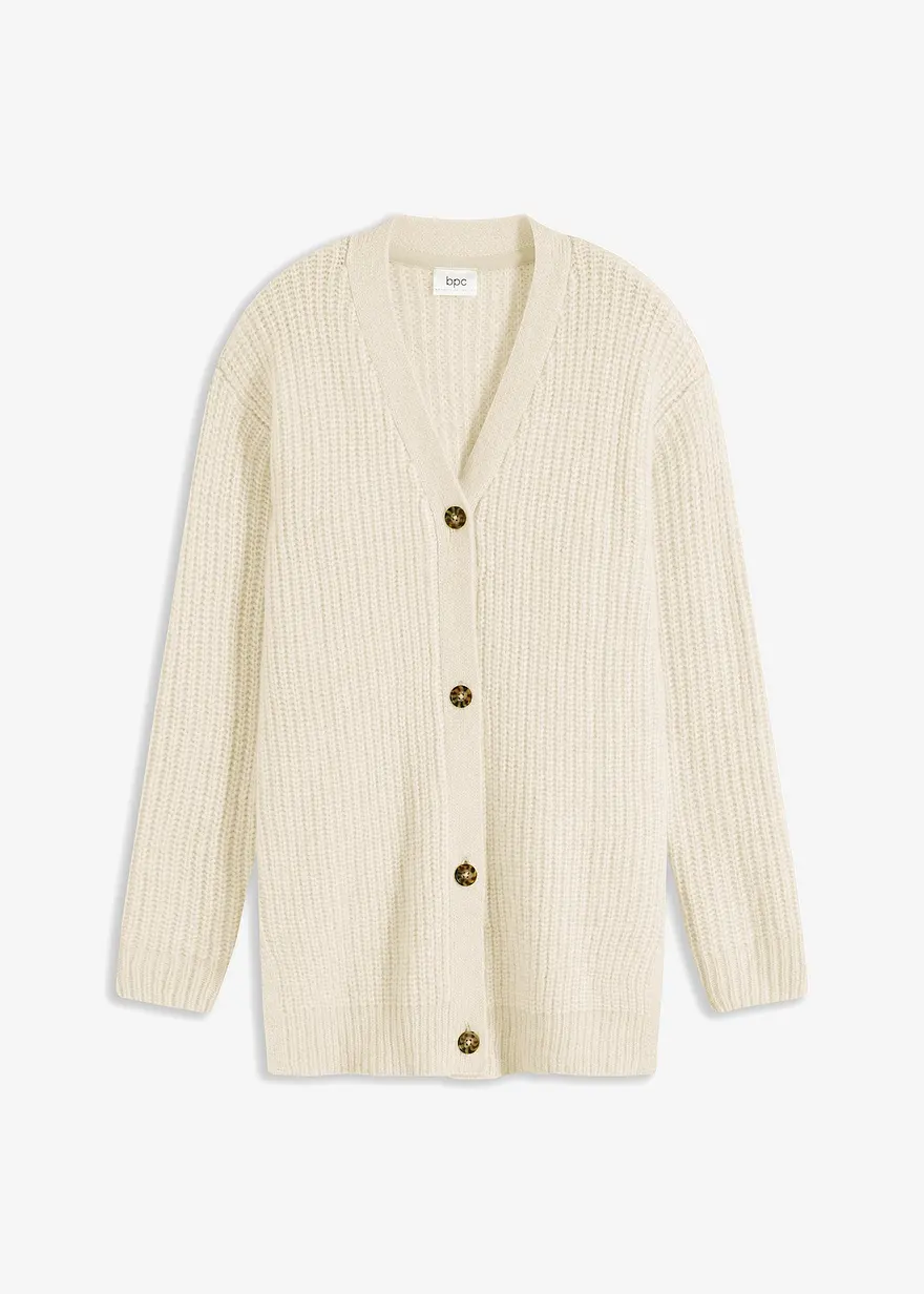 Strickjacke mit Wollanteil