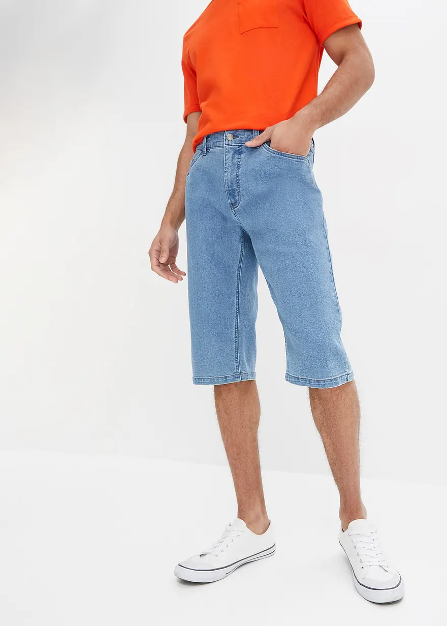 Long-Stretch-Jeans-Bermuda, Regular Fit (2er Pack)