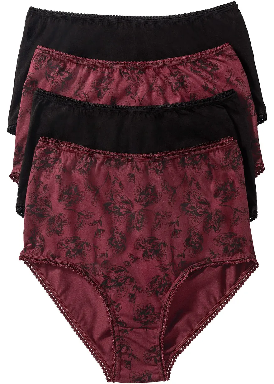 Taillenslip mit Bio-Baumwolle (4er Pack)