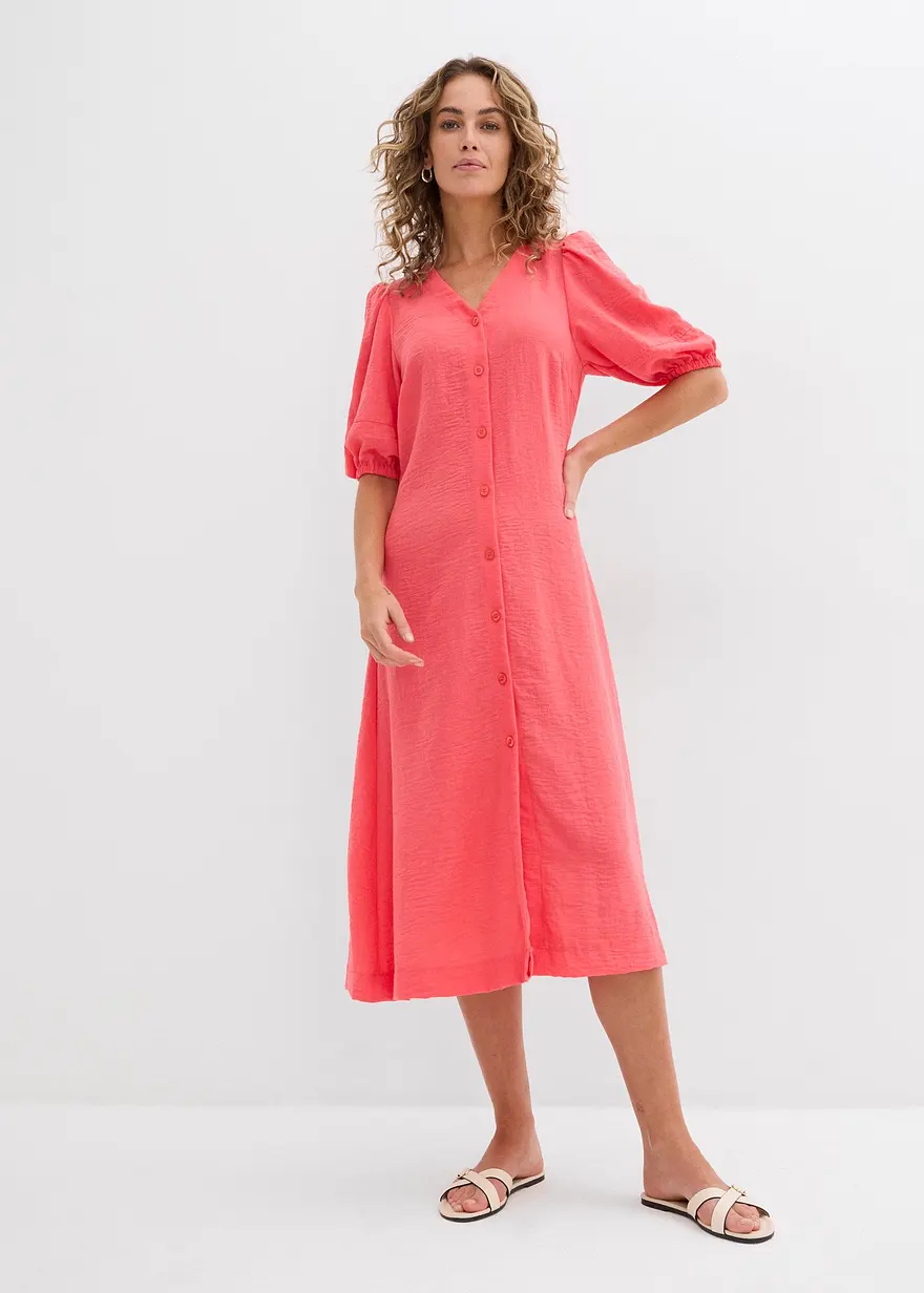 Ausgestelltes Midi-Kleid