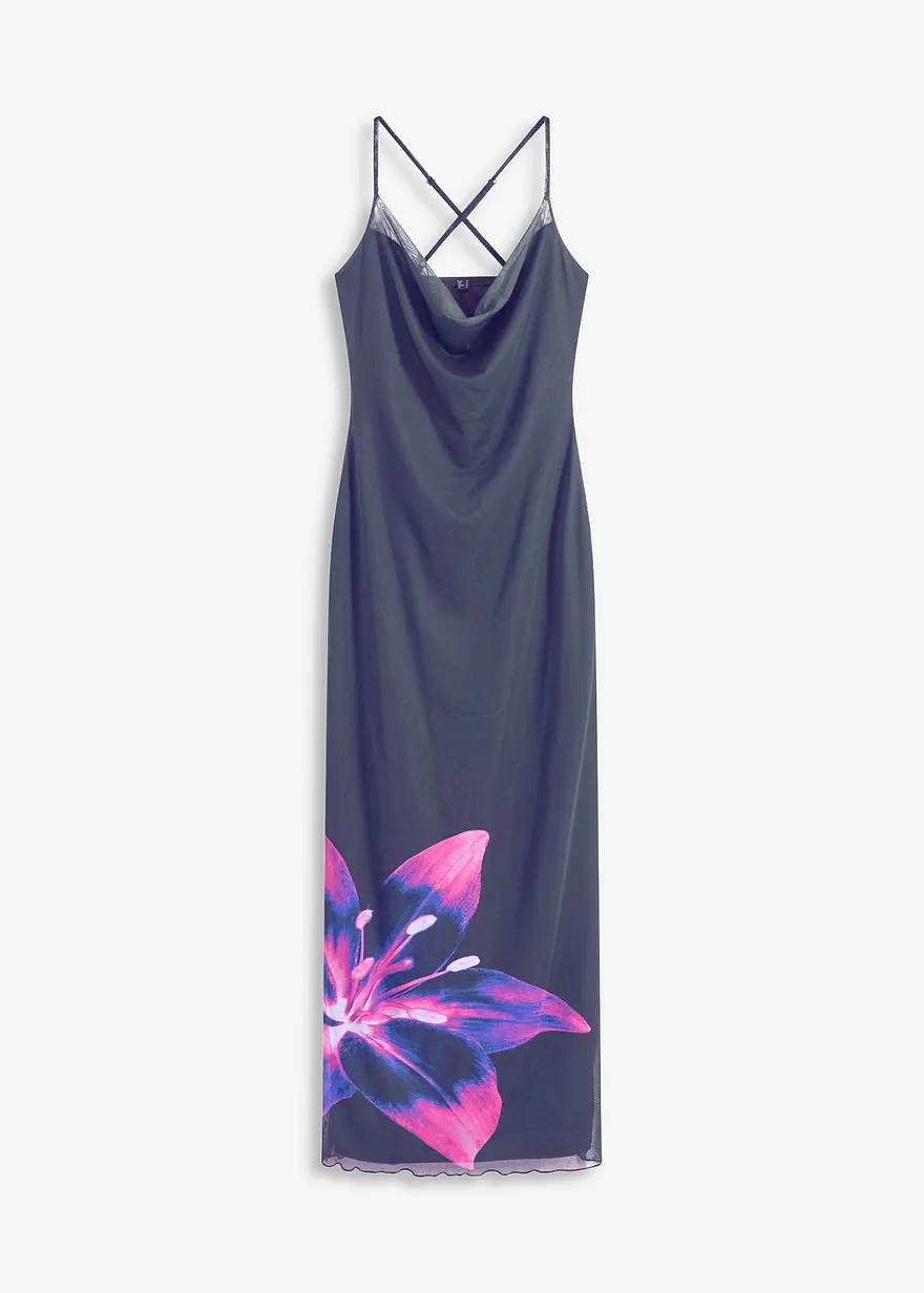 Farbiges Wickelkleid