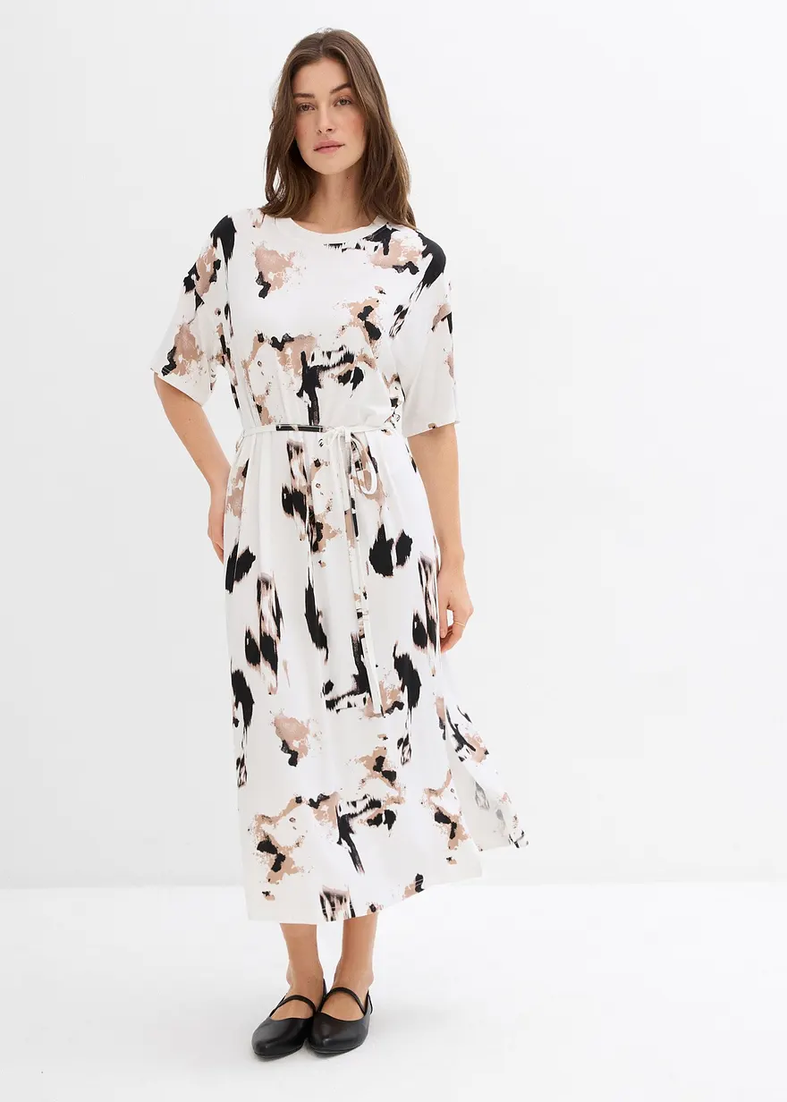 Shirtkleid aus feiner Viskose