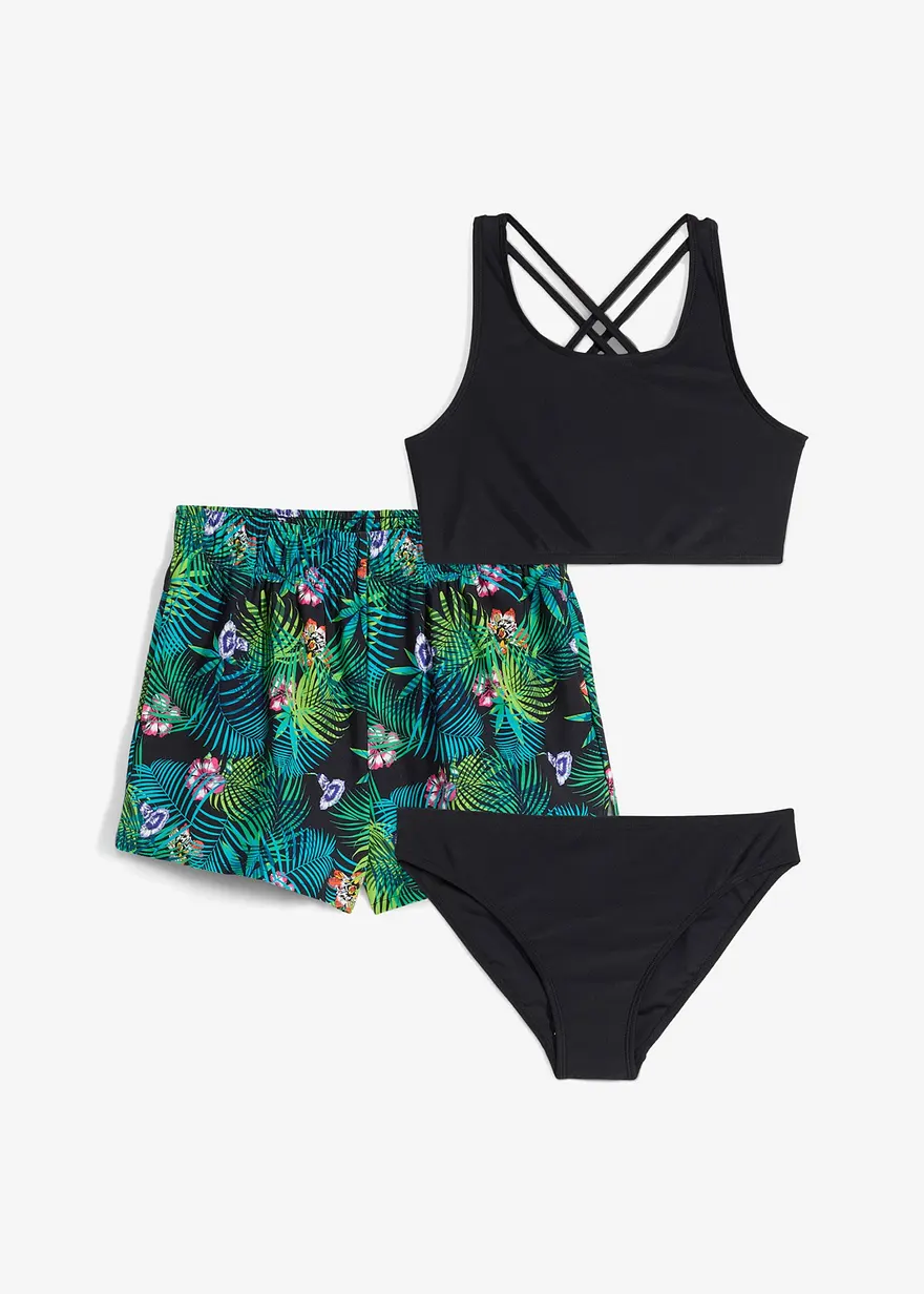 Bikini und Badeunterteil (3-tlg.Set)