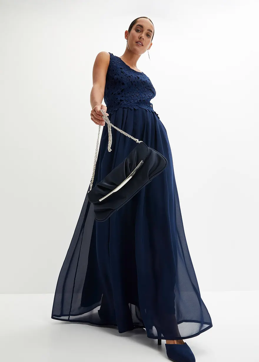 Maxikleid mit Spitze