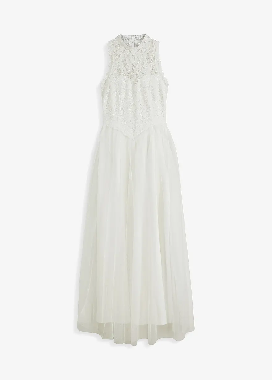 Brautkleid aus Tüll und Spitze