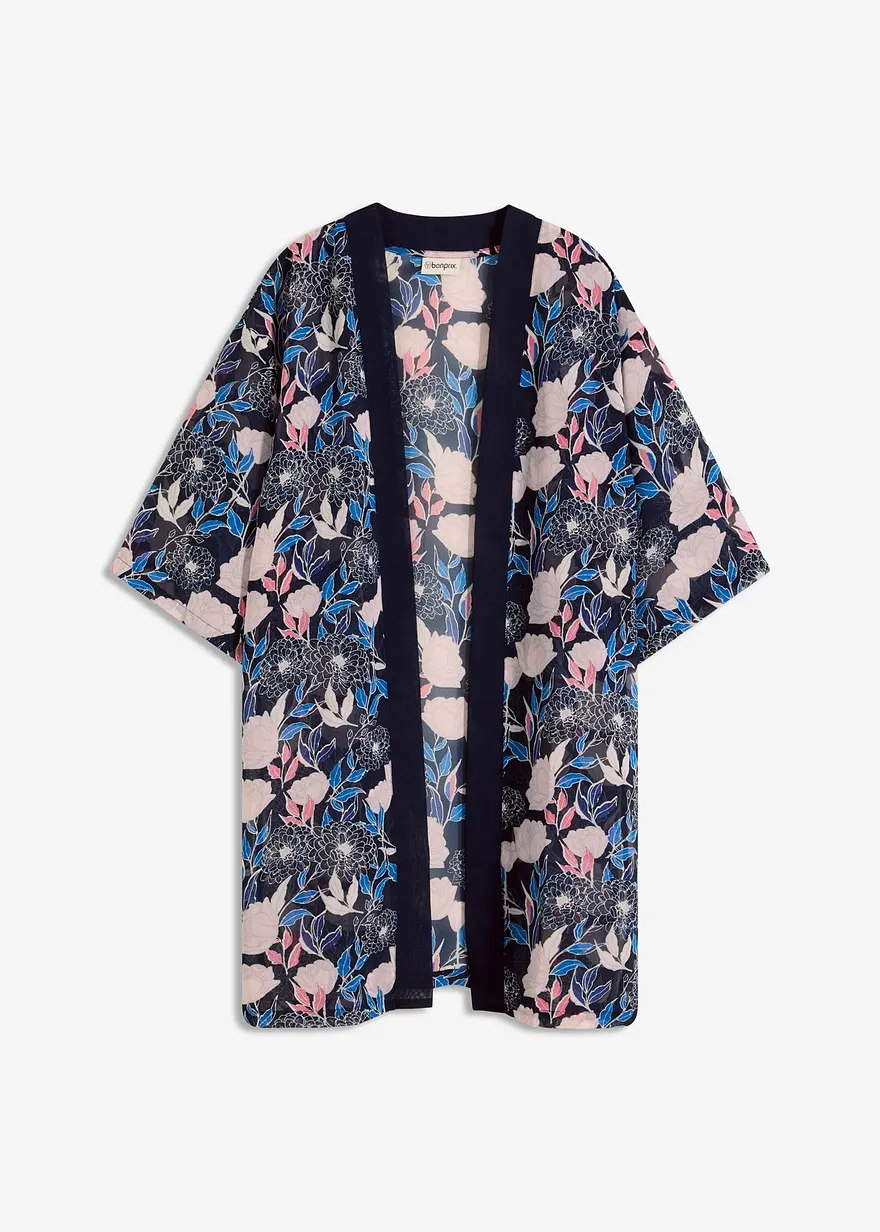 Transparenter Strandkimono