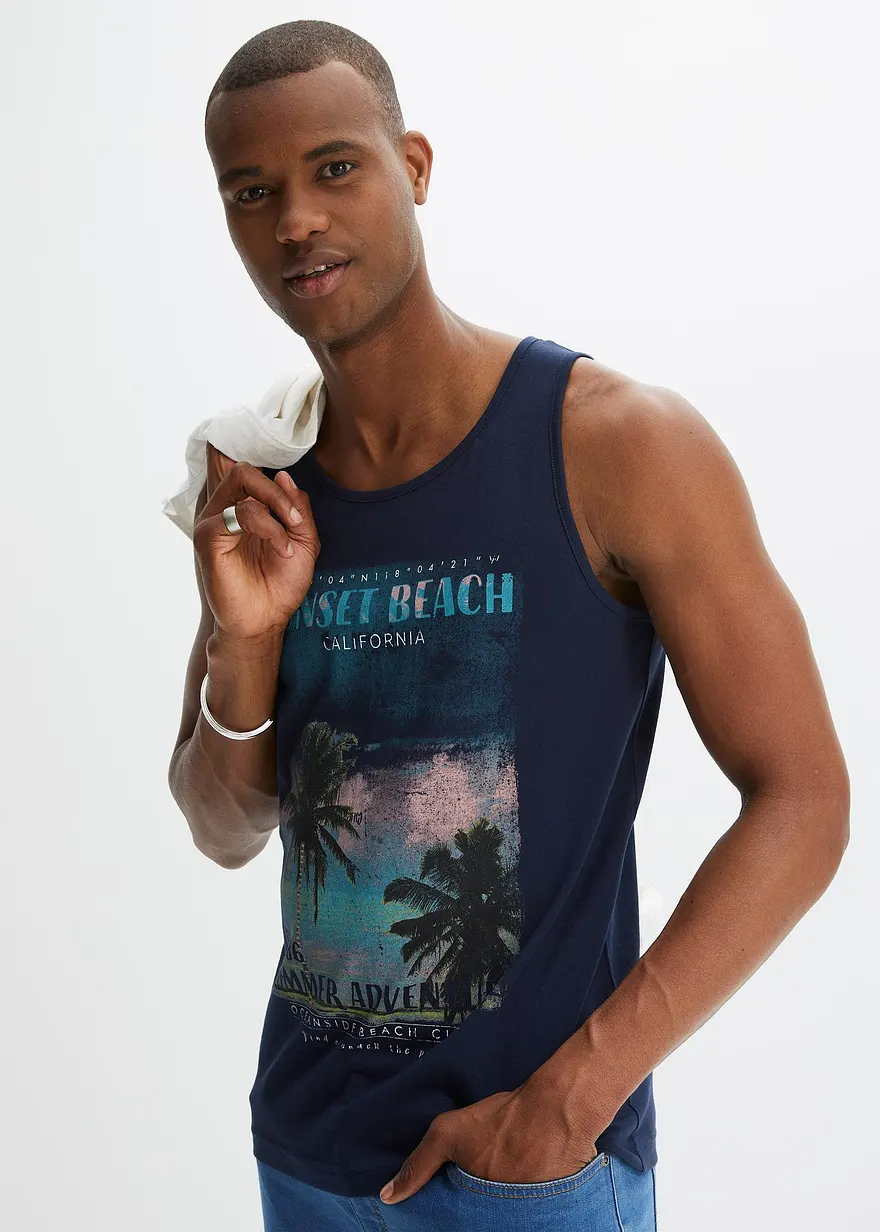 Muskel-Shirt aus reiner Bio-Baumwolle