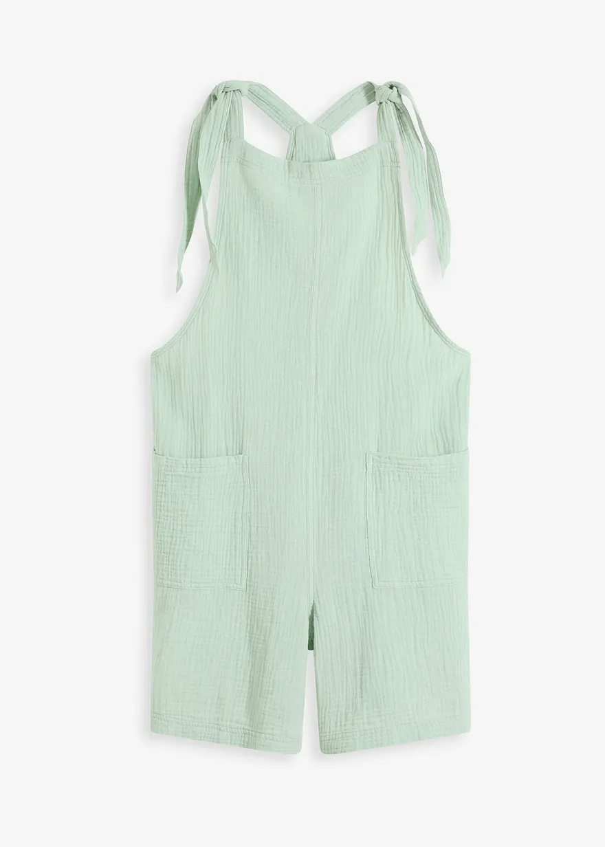 Strandjumpsuit aus luftigem Musselin