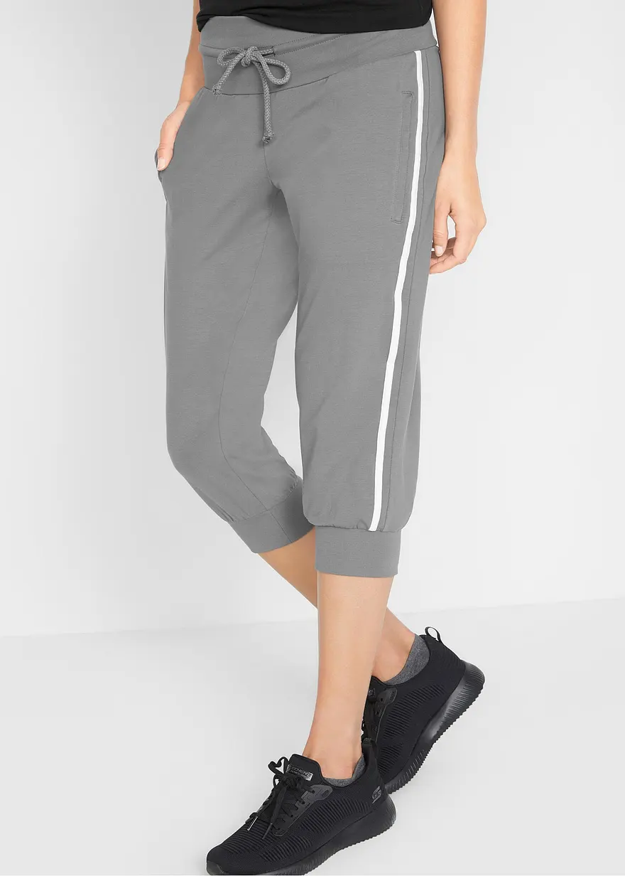 Jogginghose aus Baumwolle (2er Pack), Capri-Länge
