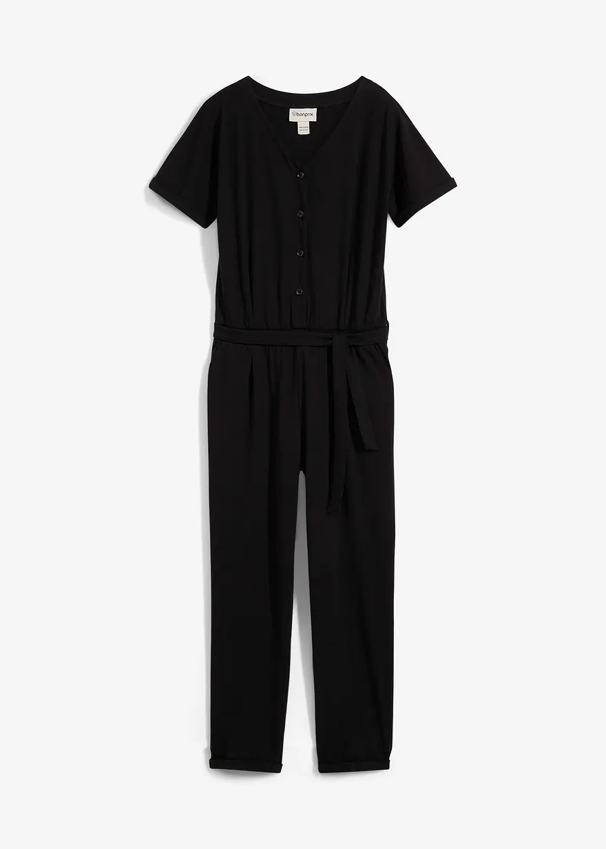 Jersey-Jumpsuit mit Bio-Baumwolle