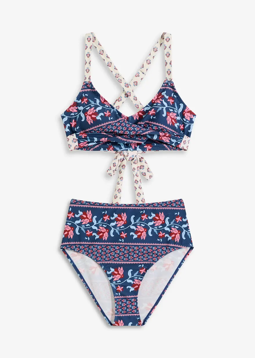 Bustier-Bikini (2-tlg.Set) in Wickeloptik