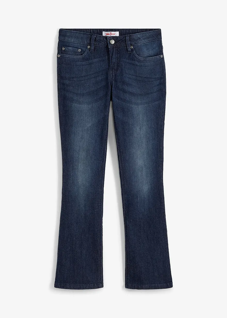 Bootcut Jeans Mid Waist, Stretch