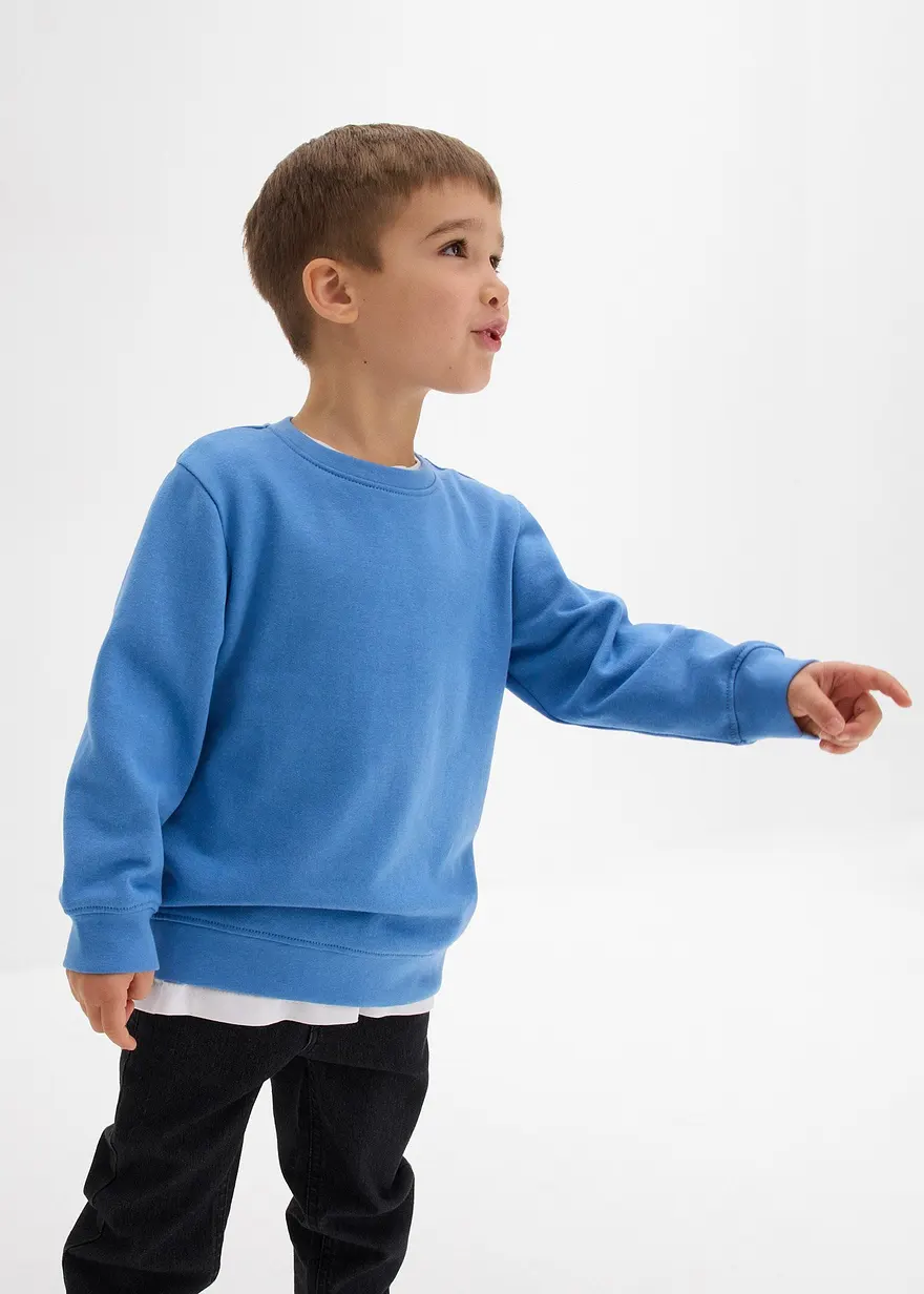 Sweatshirt aus weichem Baumwoll-Mix (2er Pack)