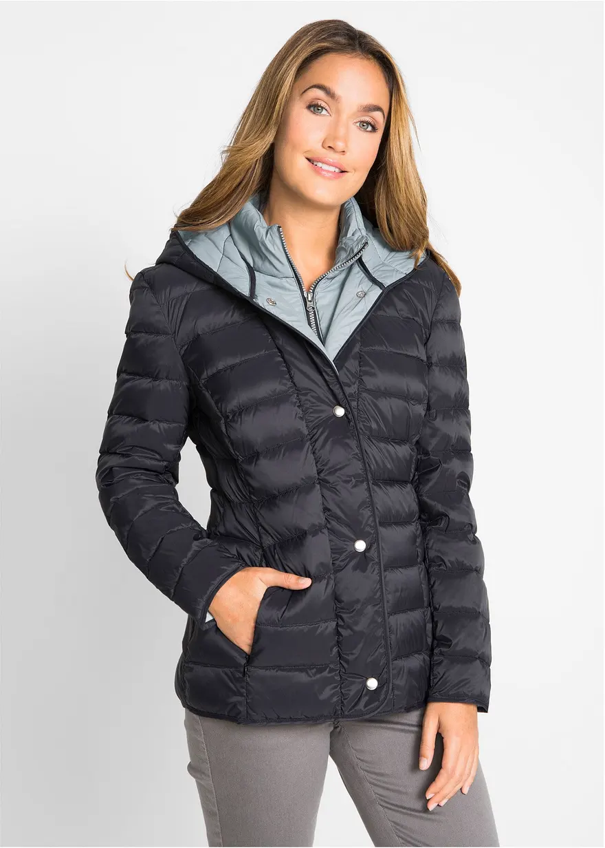 Daunenjacke in 2-in-1 Optik