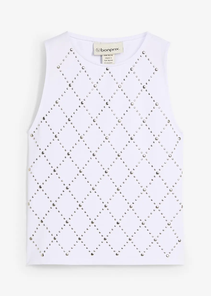 Tanktop mit Nieten