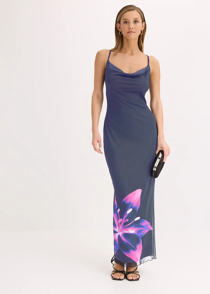 Farbiges Wickelkleid