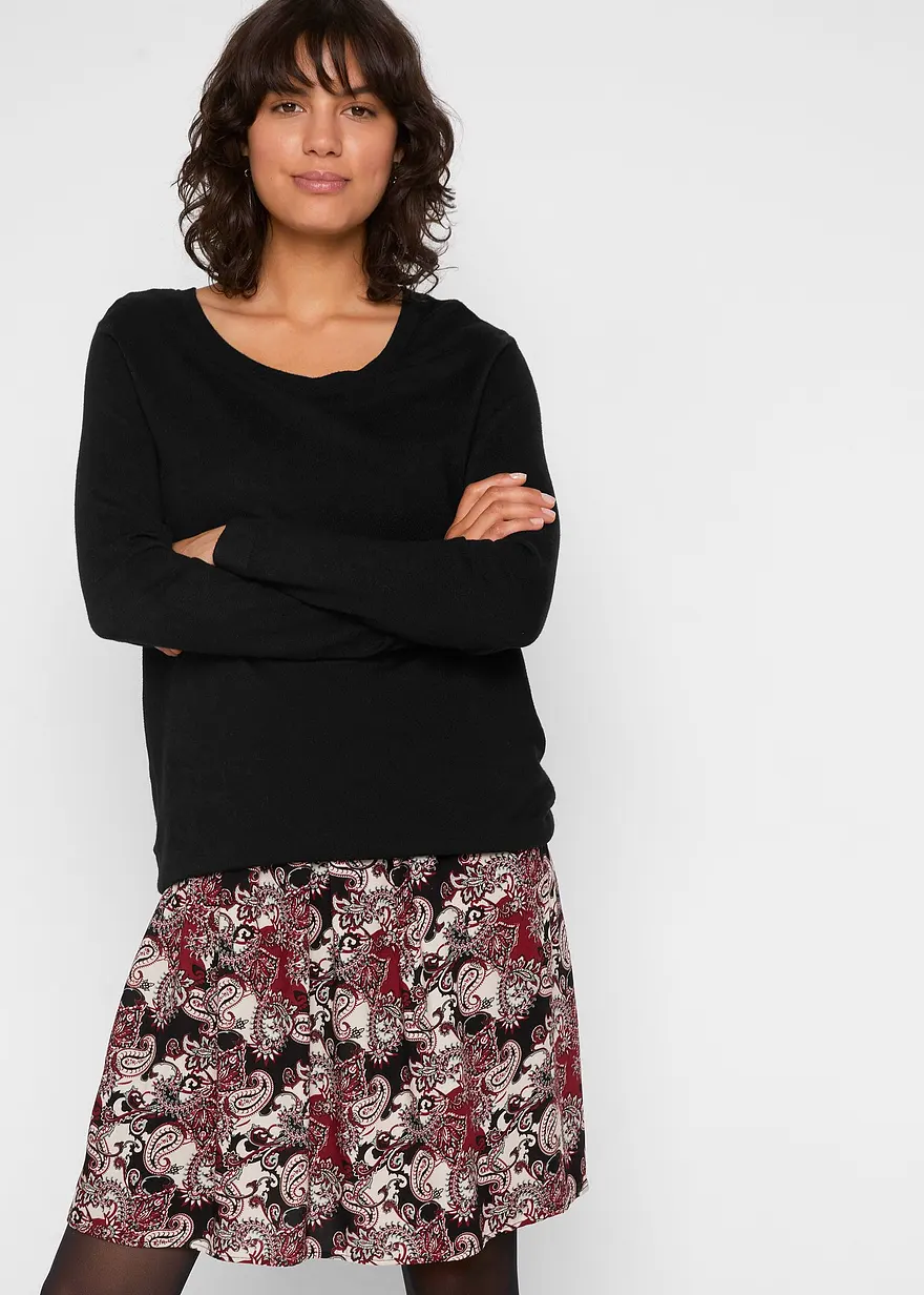 Umstand- und Stillkleid aus einer Materialkombination