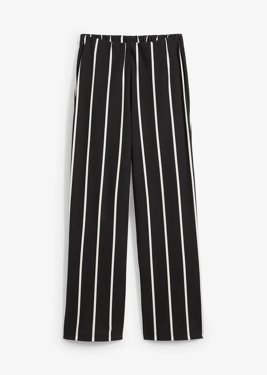 Jersey-Hose aus robusten Piqué