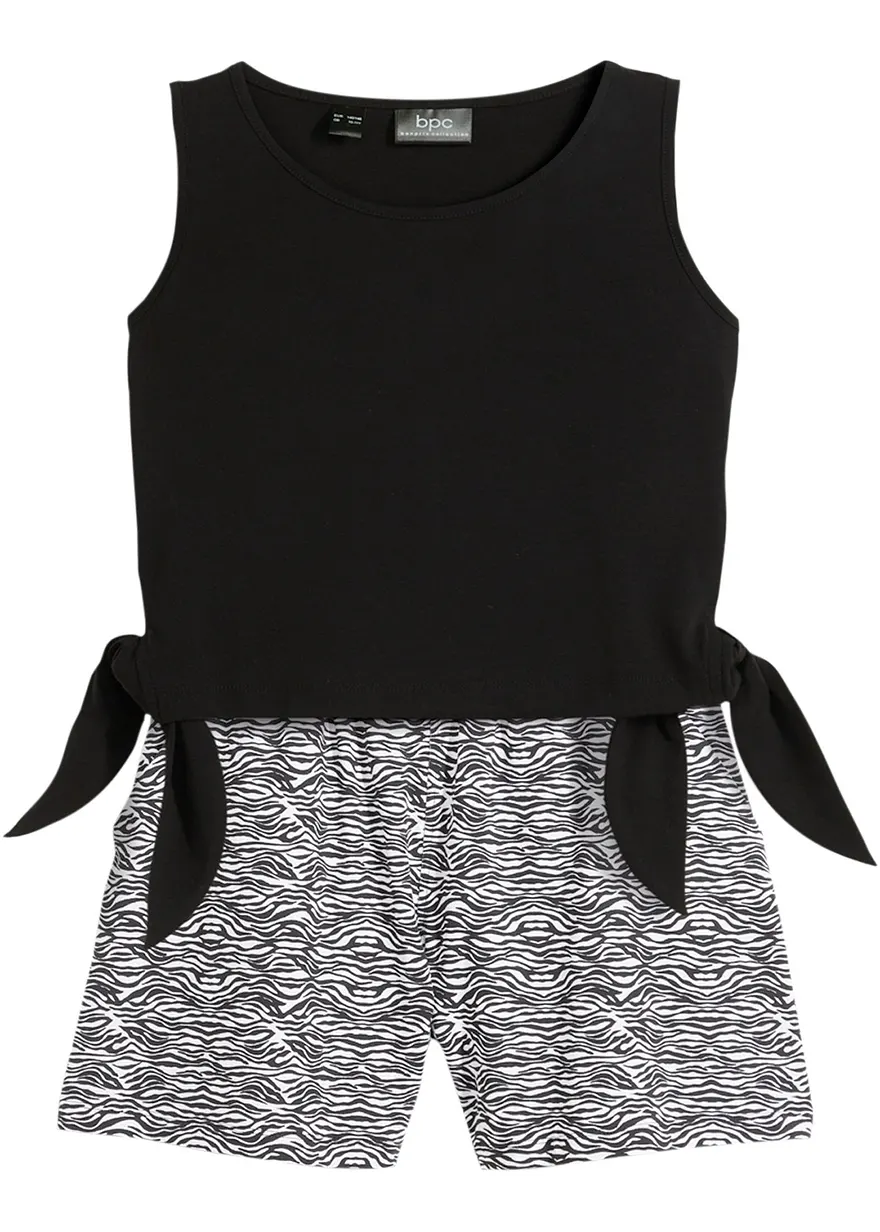 Jerseystop und Shorts (2tlg.Set) mit Bio-Baumwolle