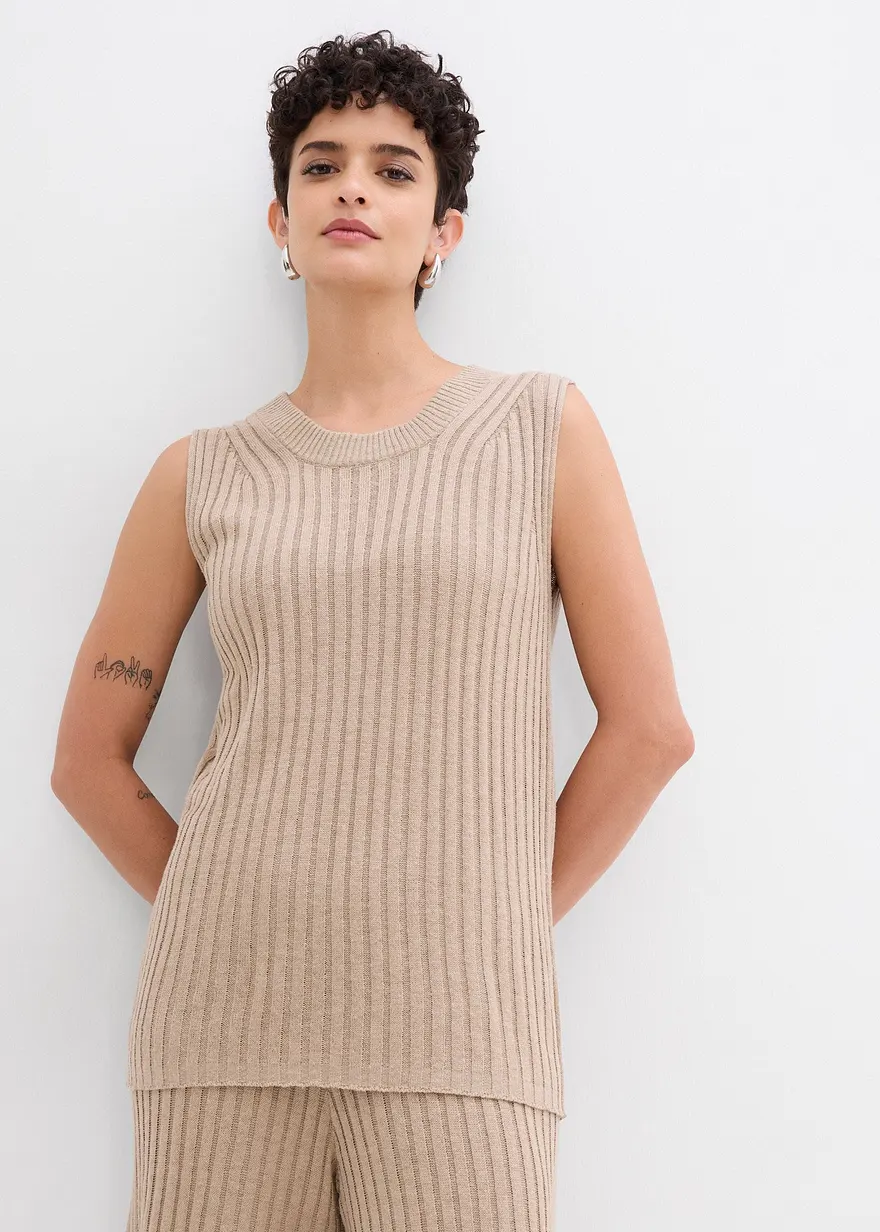 Stricktop aus Viskose-Mix