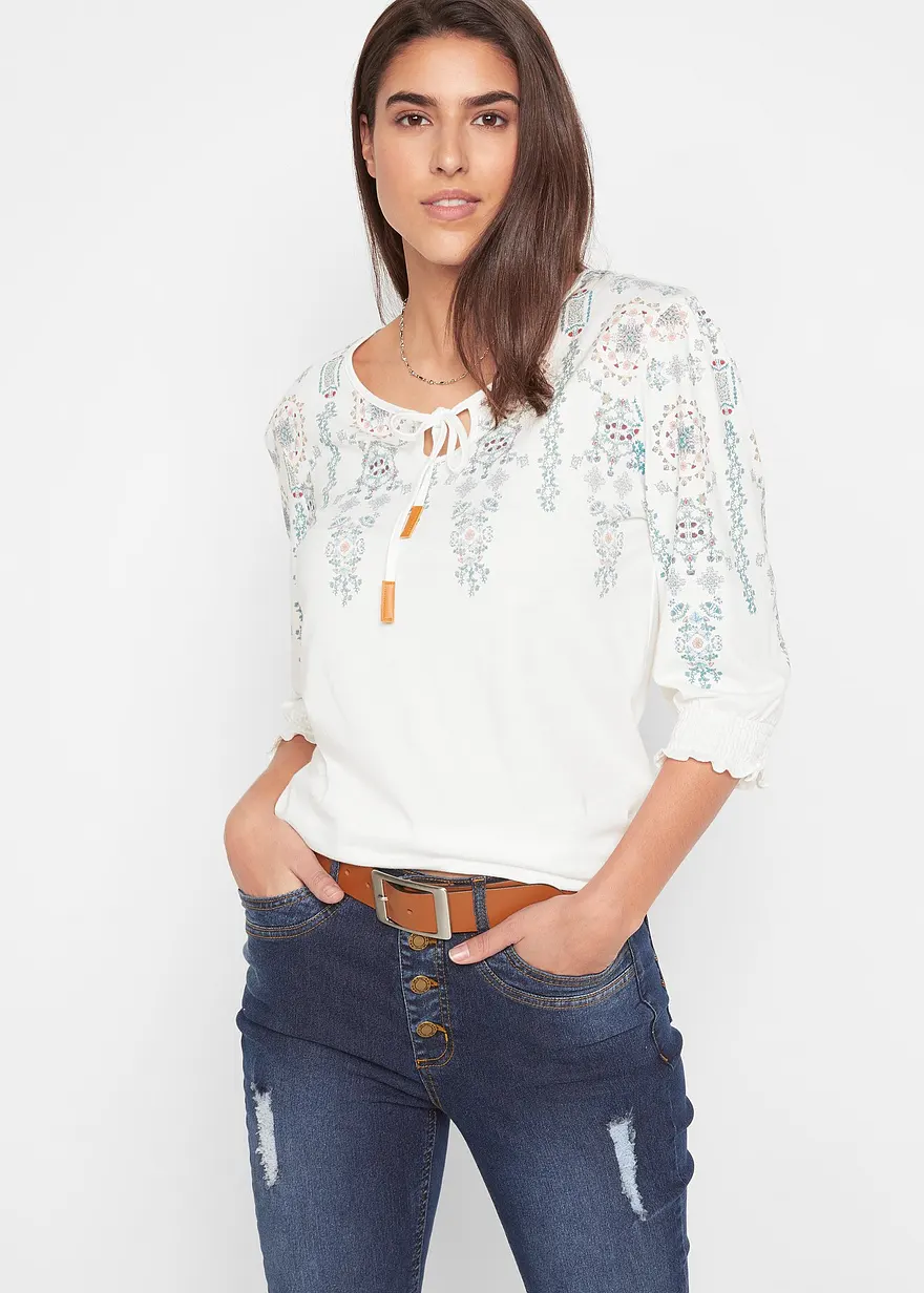 Shirt-Tunika, 3/4-Arm