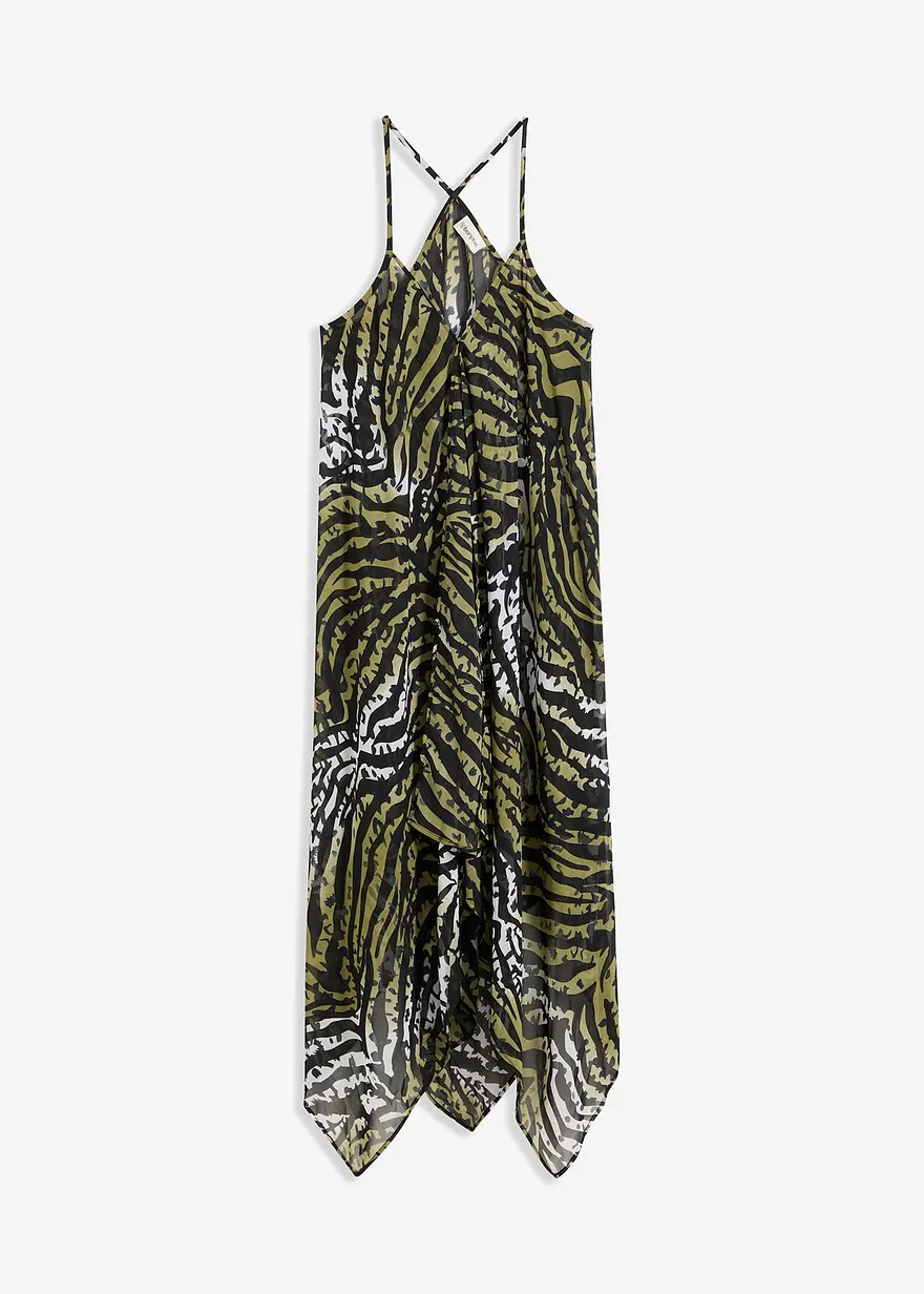 Chiffon Strand Maxikleid