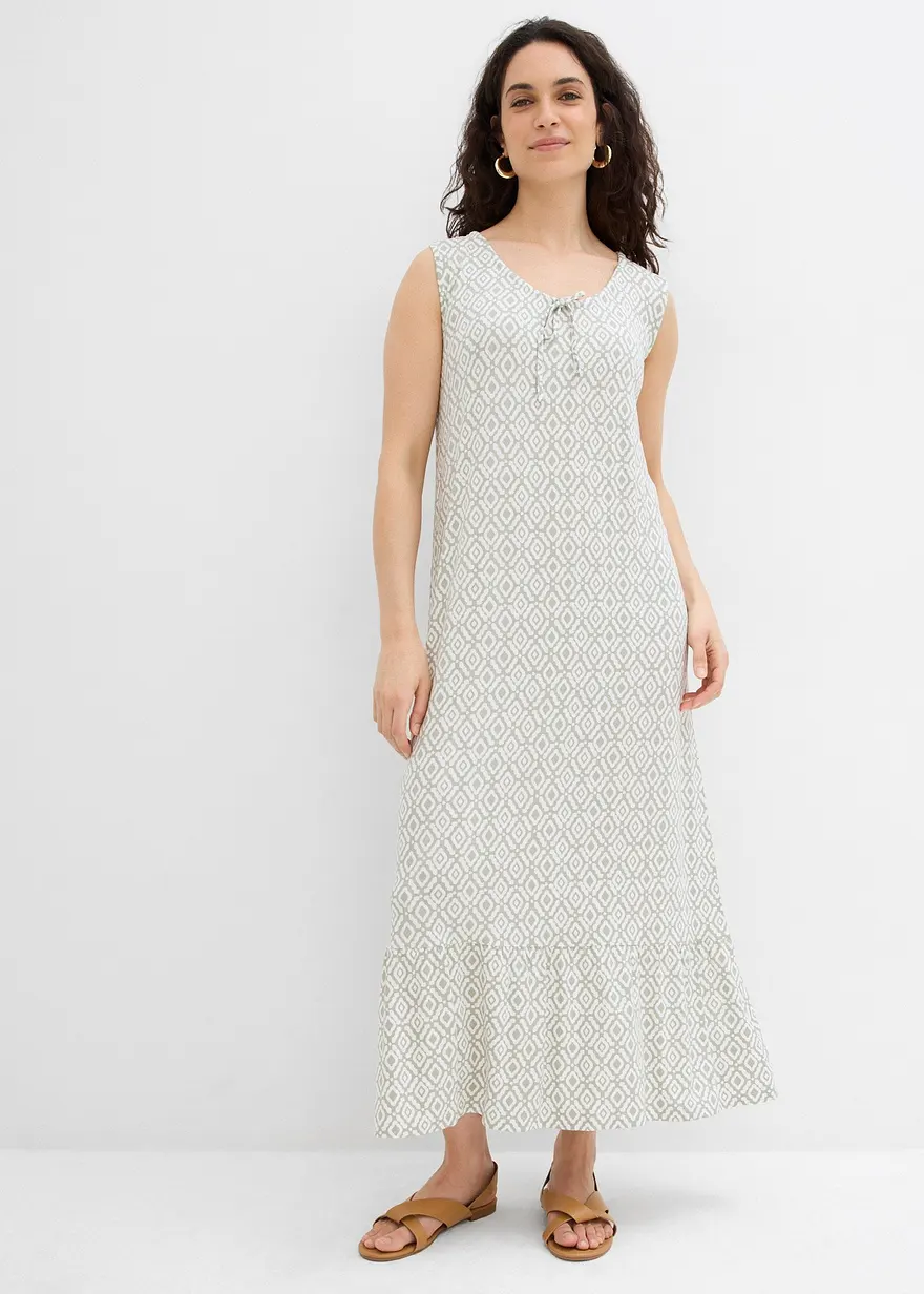 Jerseykleid aus Viskose-Mix