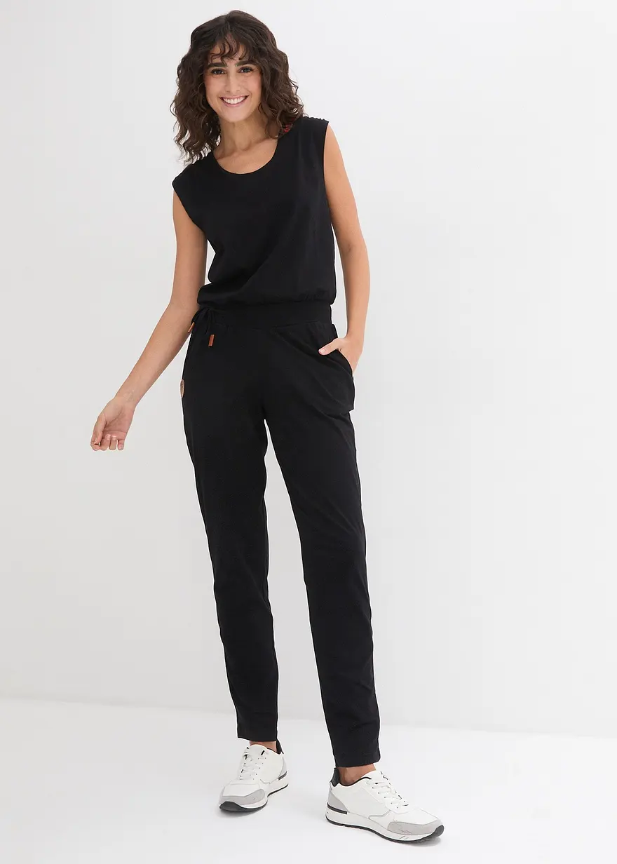 Jersey-Overall aus Baumwoll-Mix
