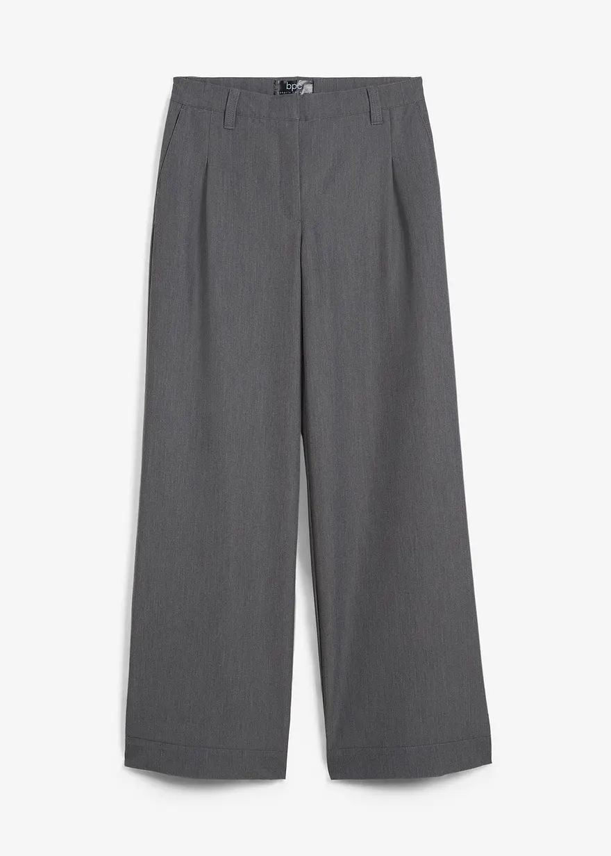 Bundfaltenhose mit hohem Bequembund