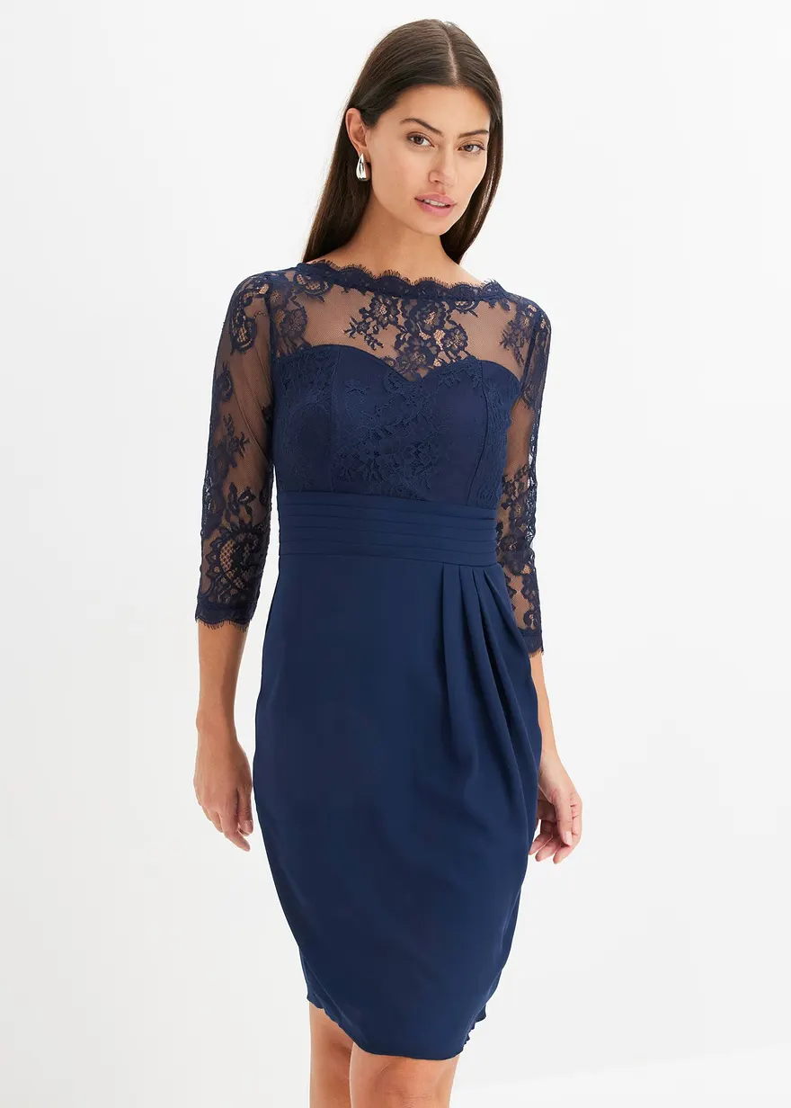 Minikleid mit Spitze