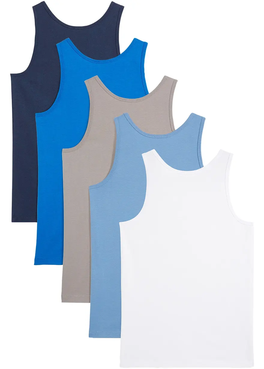Unterhemd mit weicher Baumwolle (5er Pack)