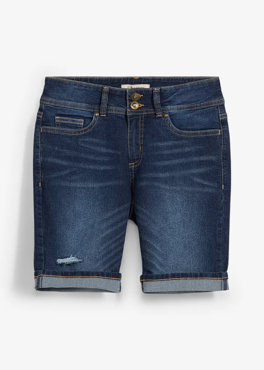 Jeans Bermuda Mid Waist
