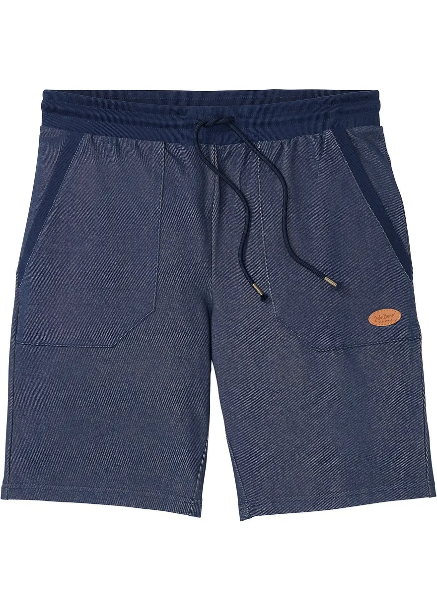 Sweat-Bermuda in Denimoptik