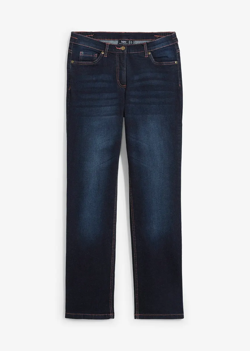 Straight-Jeans Mid Waist, Bequembund