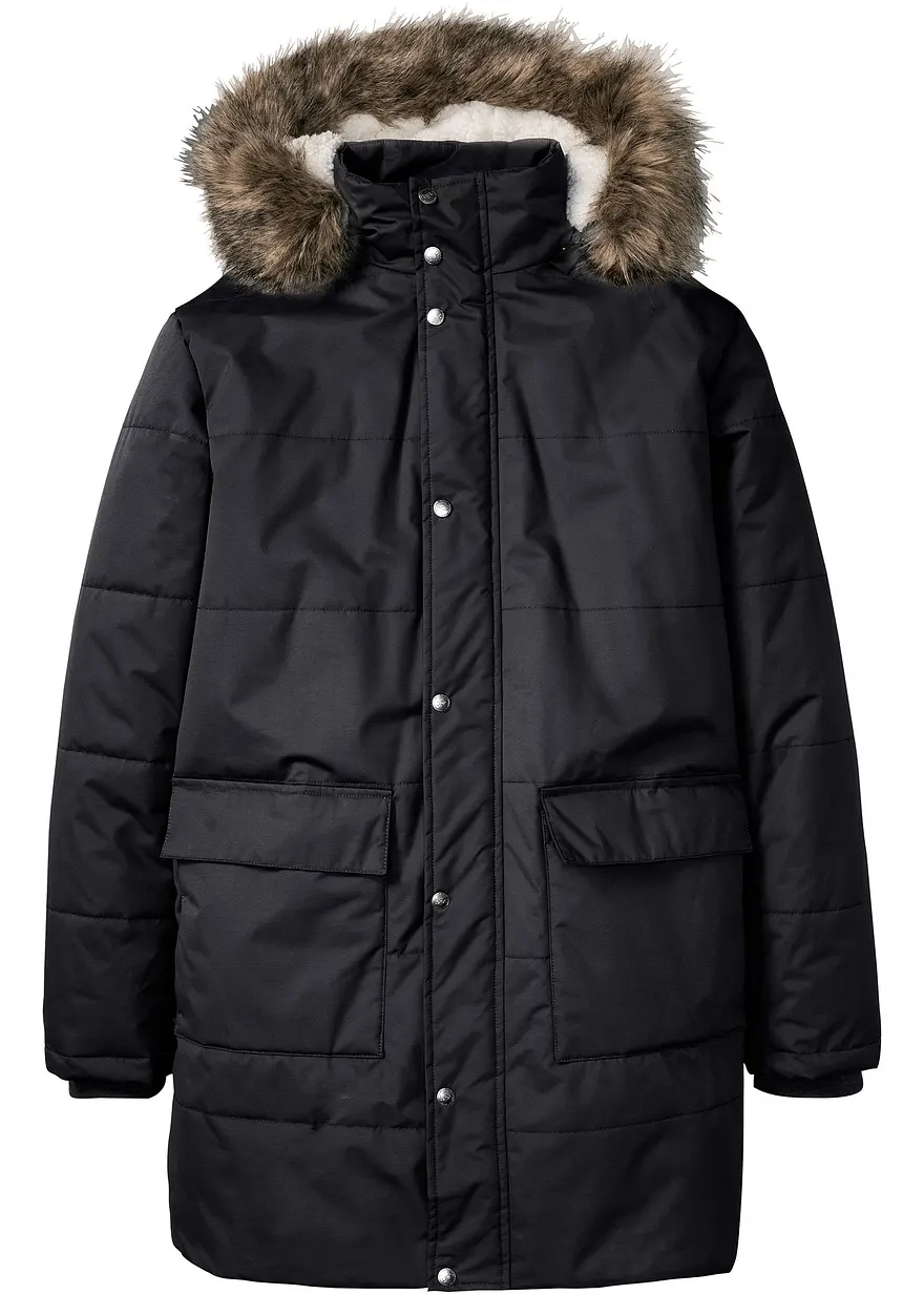 wattierte Steppjacke mit Kapuze