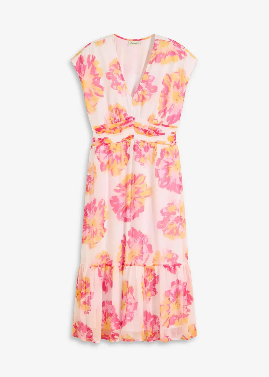 bedrucktes Midikleid