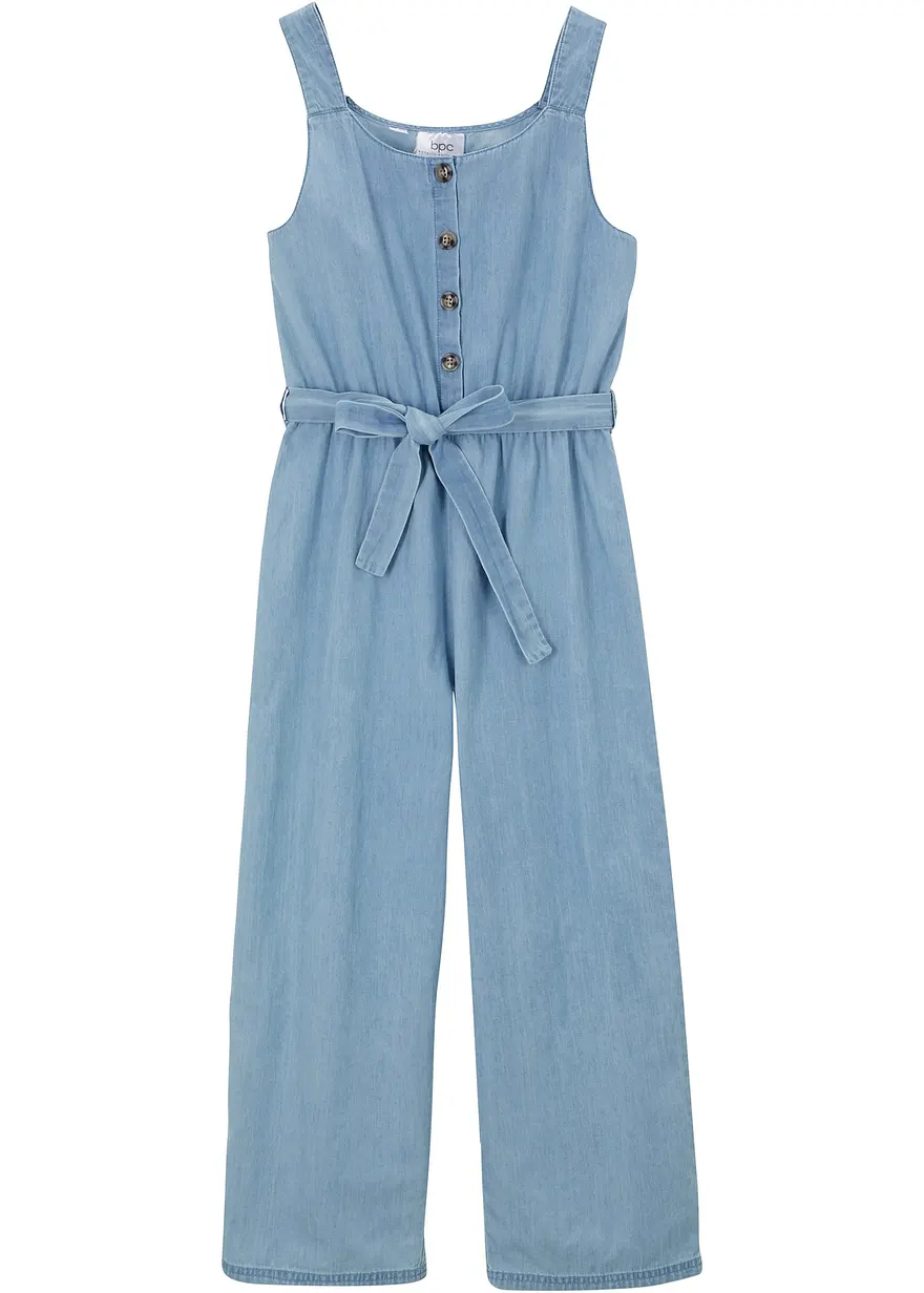 Jeans-Jumpsuit aus reiner Baumwolle