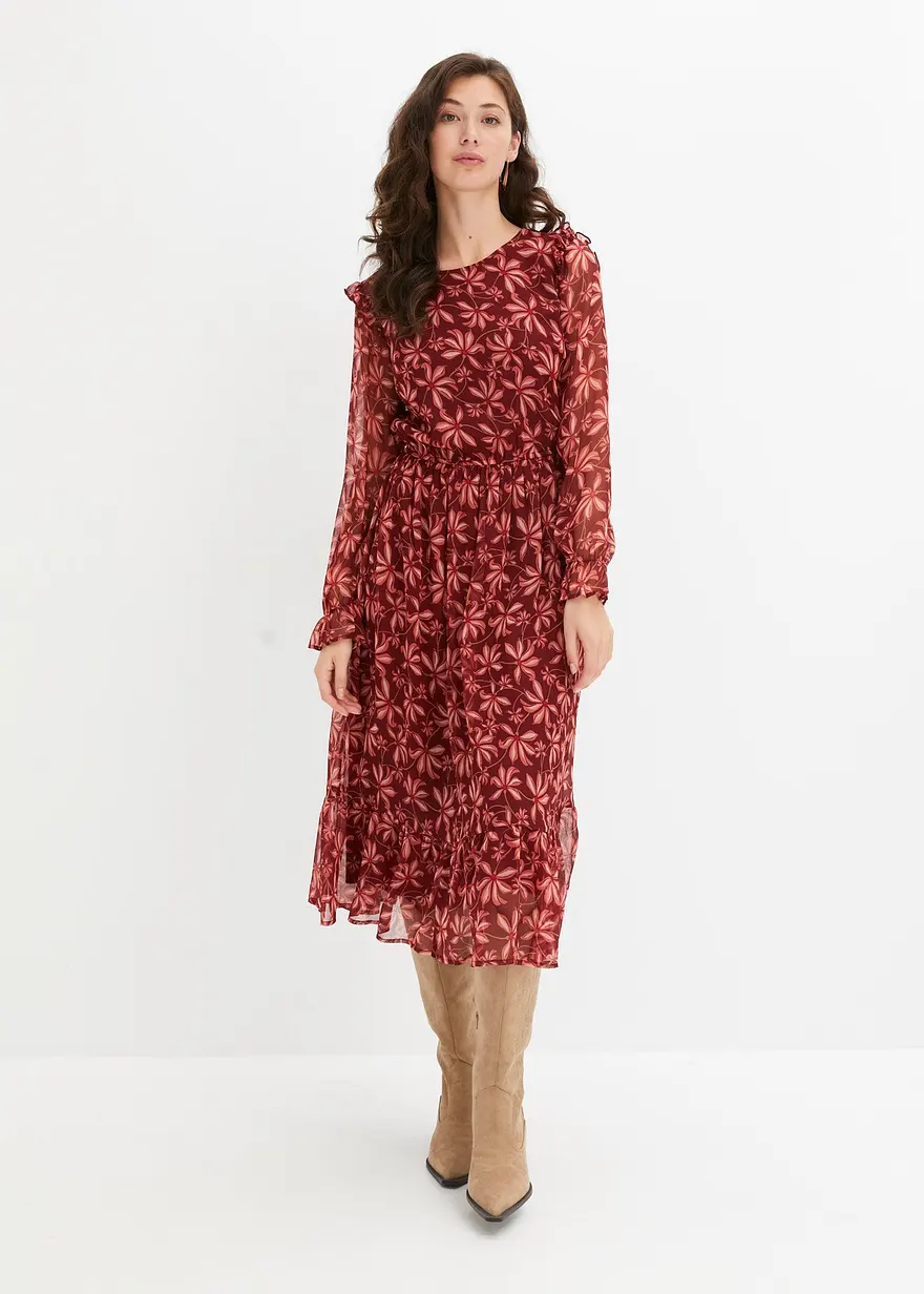 bedrucktes Midikleid