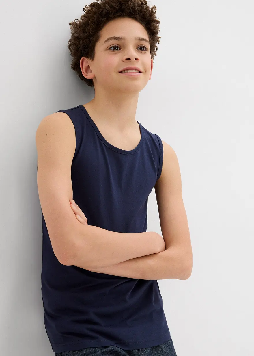 Tanktop mit Baumwolle (3er Pack)