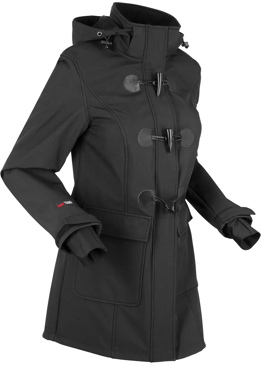 wasserabweisende Duffle-Jacke aus Softshell