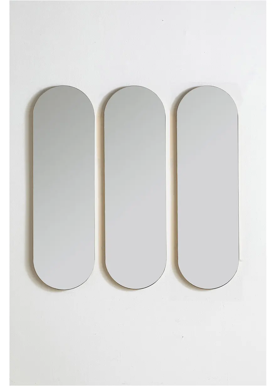 Spiegel mit Goldrahmen (3er Pack)