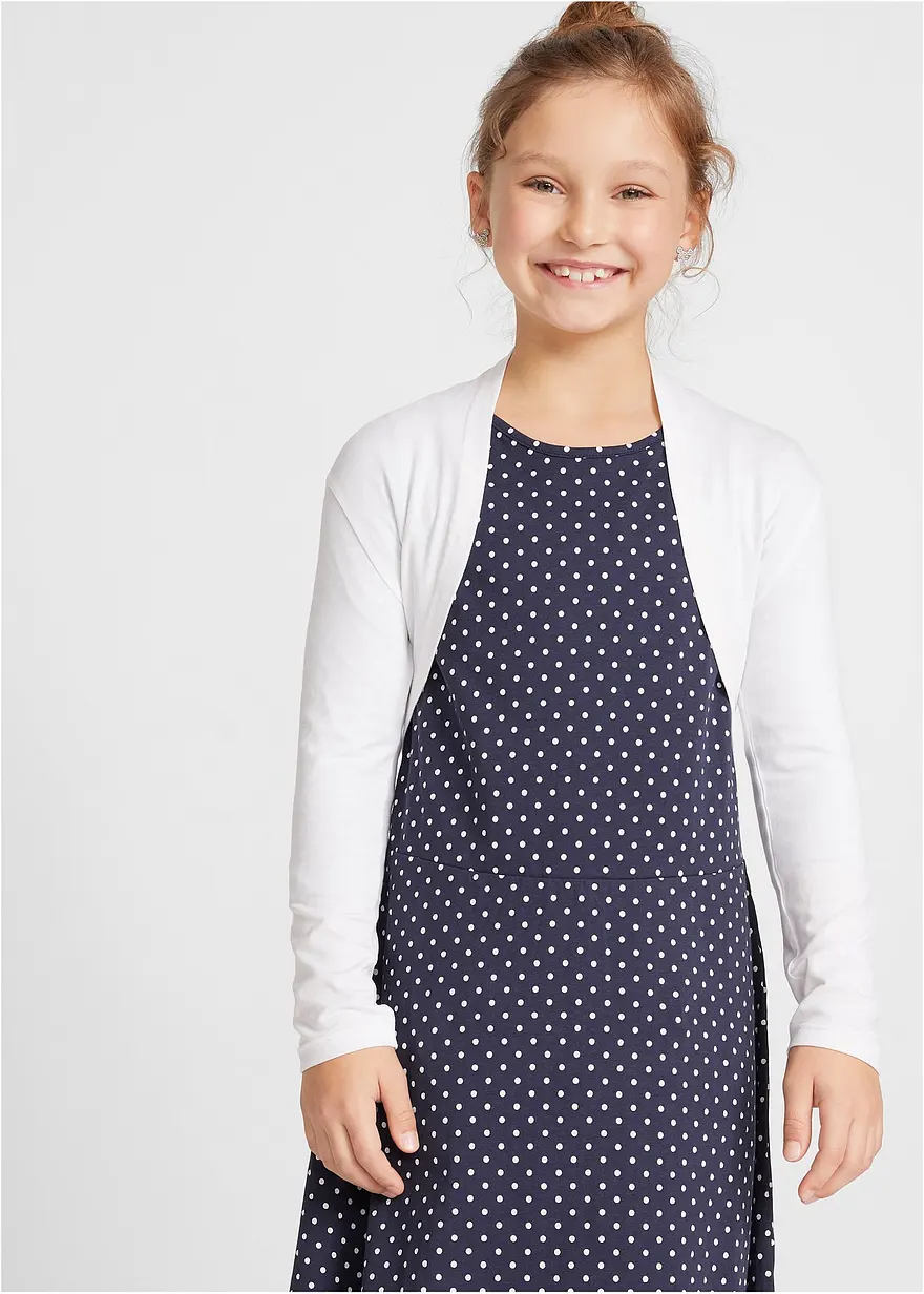 Jersey-Bolero aus softer Viskose