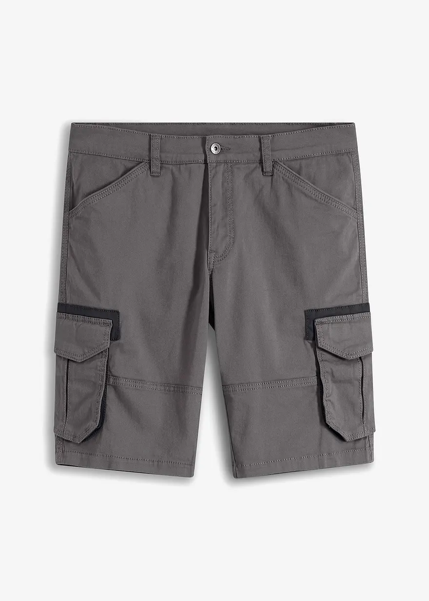 Stretch-Cargo-Bermuda, Regular Fit