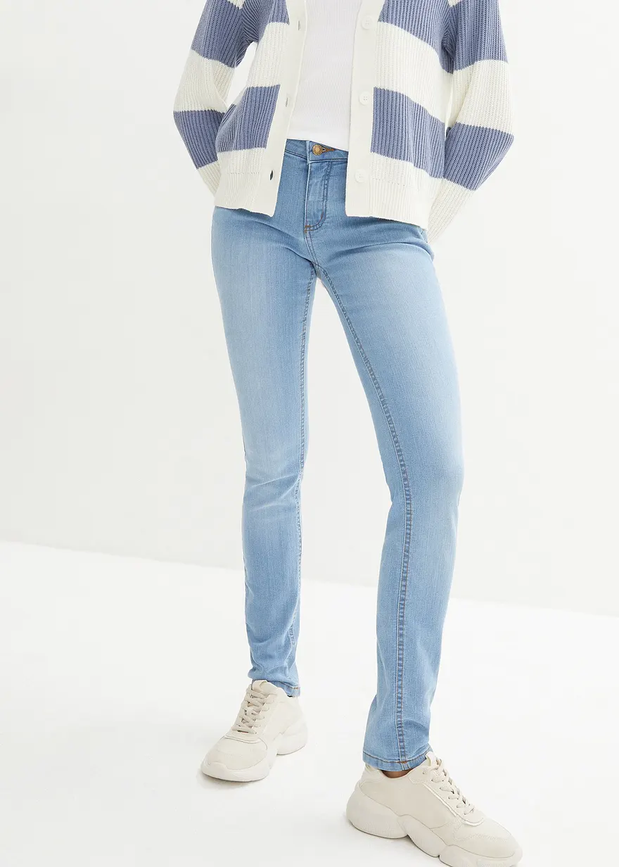 Skinny Jeans Mid Waist, Stretch