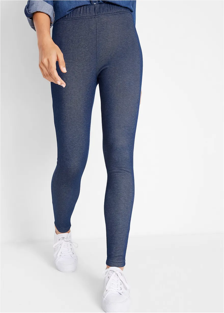 Thermo-Leggins in Jeansoptik