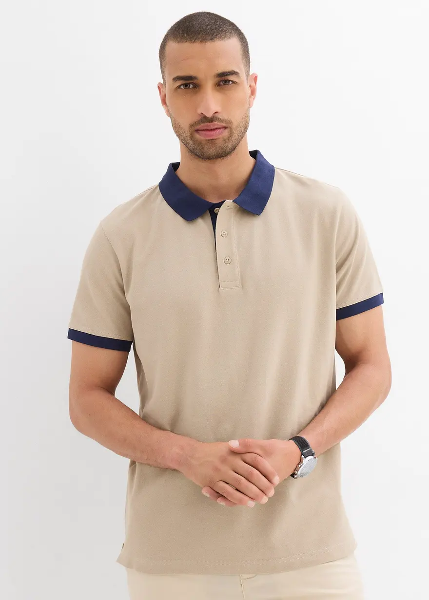 Piqué-Poloshirt aus reiner Bio-Baumwolle