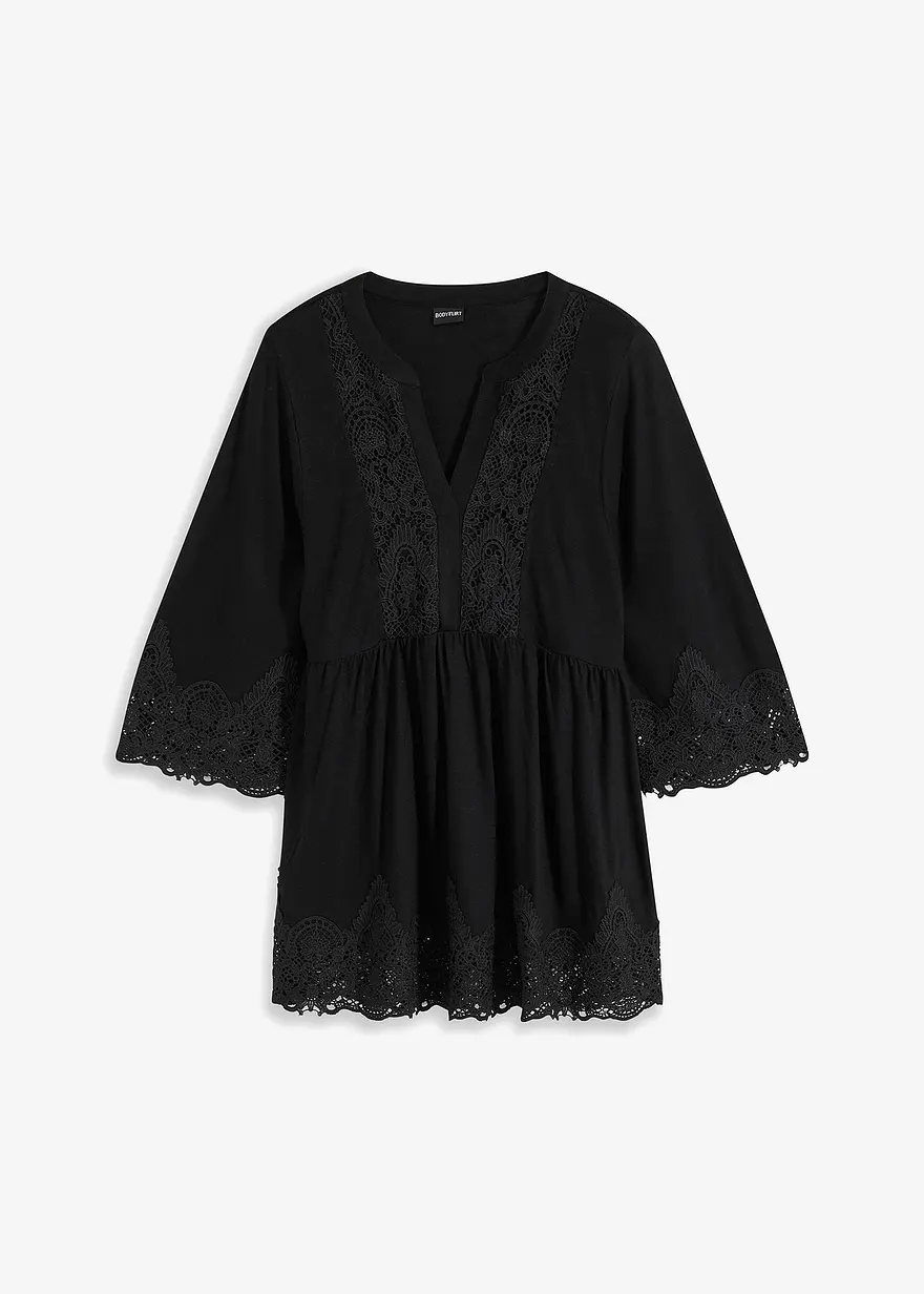 Tunika-Shirt aus Viskose