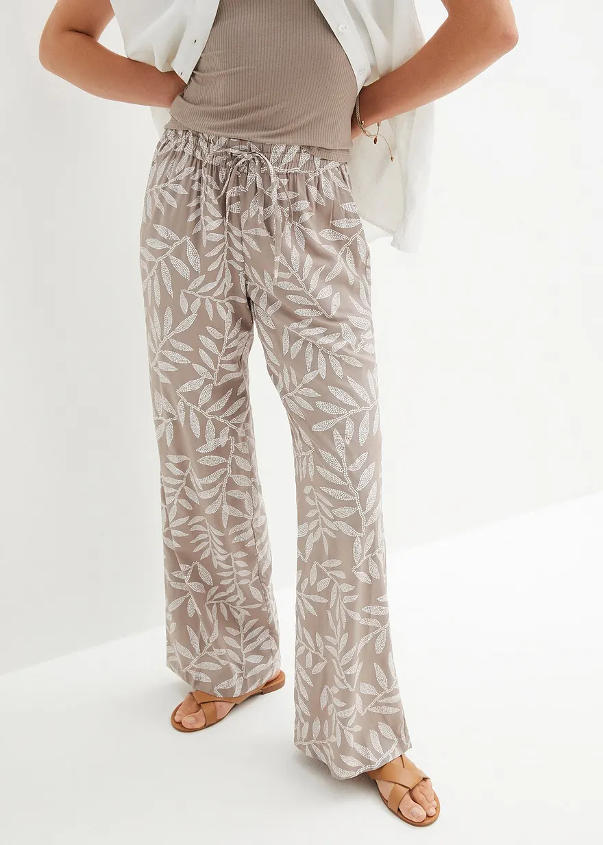 Bedruckte Palazzo-Hose