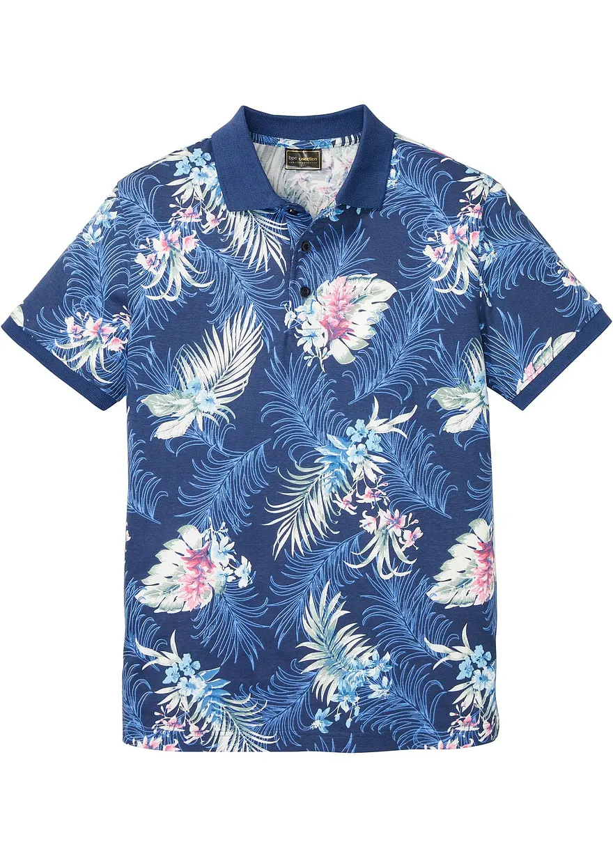 Jersey Poloshirt aus reiner Bio-Baumwolle, Kurzarm
