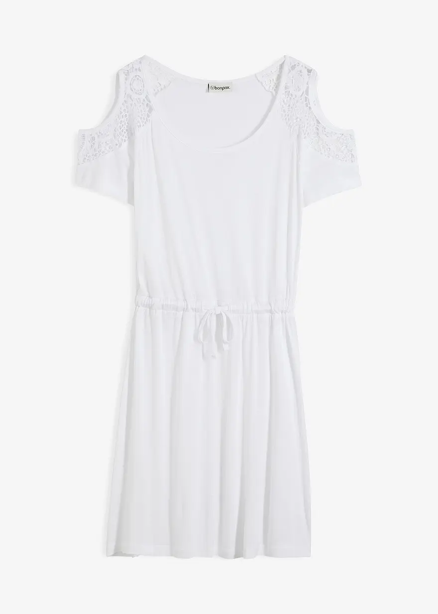 Transparentes Strandkleid aus Viskose
